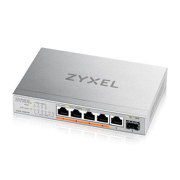SWITCH ZYXEL XMG105H 5PORT POE  1 SPF+ - 2