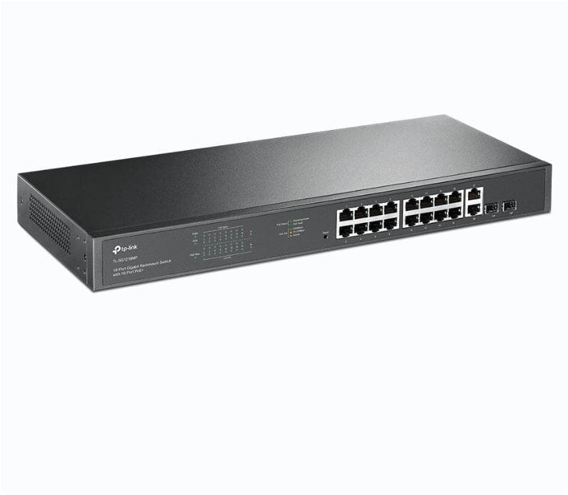 "18-Port Gigabit Rackmount  Switch with 16-Port PoE+ PORT: 16× - 3