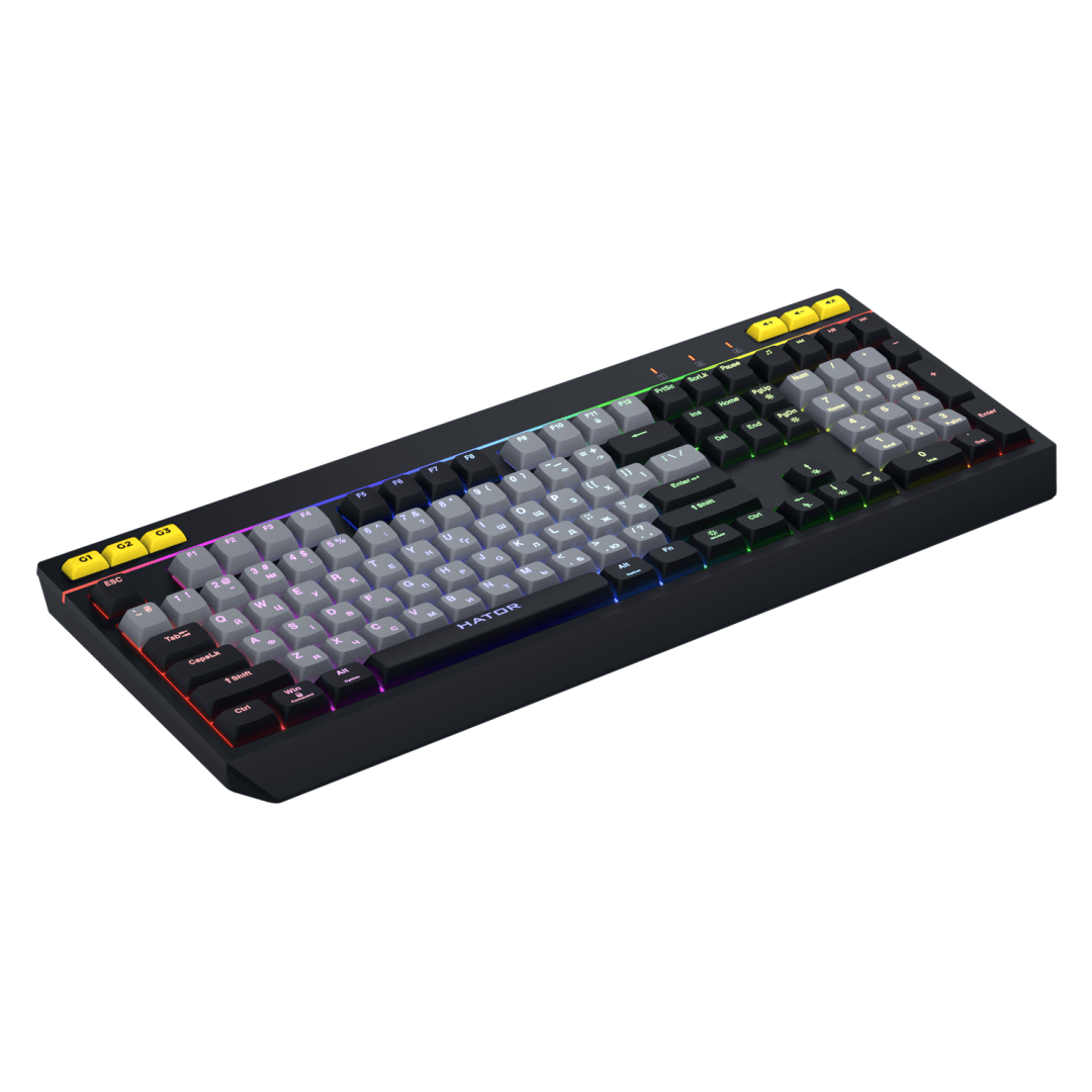 Tastatura cu fir Hator Icefall, membrana, conectivitate USB, polling rate - 3