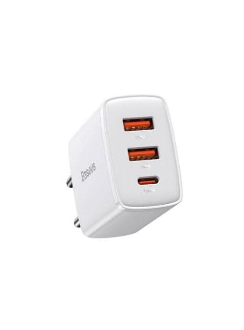 INCARCATOR retea Baseus Compact, Quick Charge 30W, 2 x USB