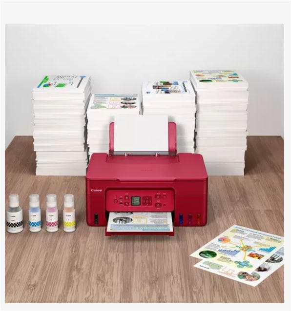 "Multifunctional inkjet color CISS Canon PIXMA G3470 Red, dimensiune A4(Printare, - 2