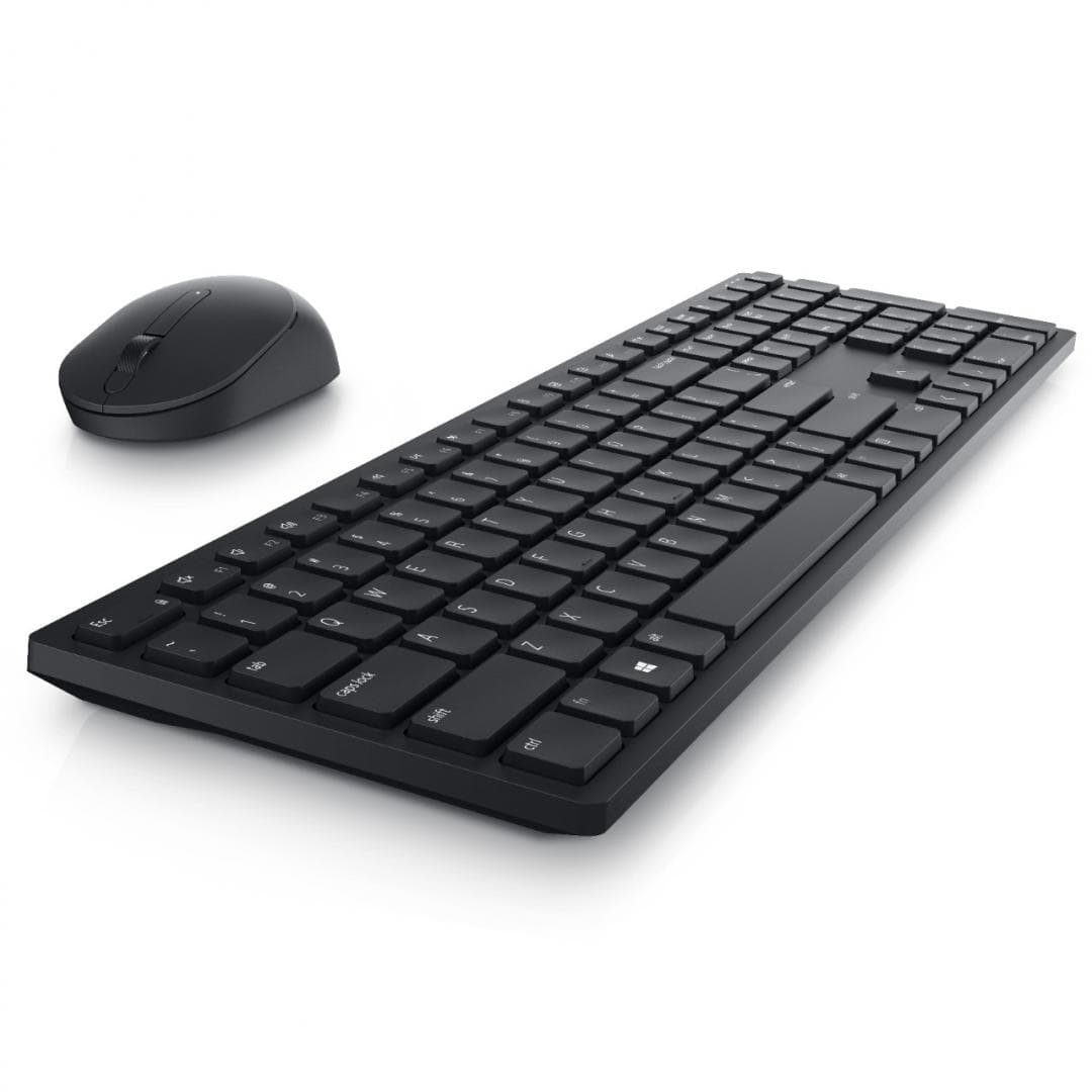 Kit tastatura si mouse Dell Pro KM5221W, wireless, negru - 2