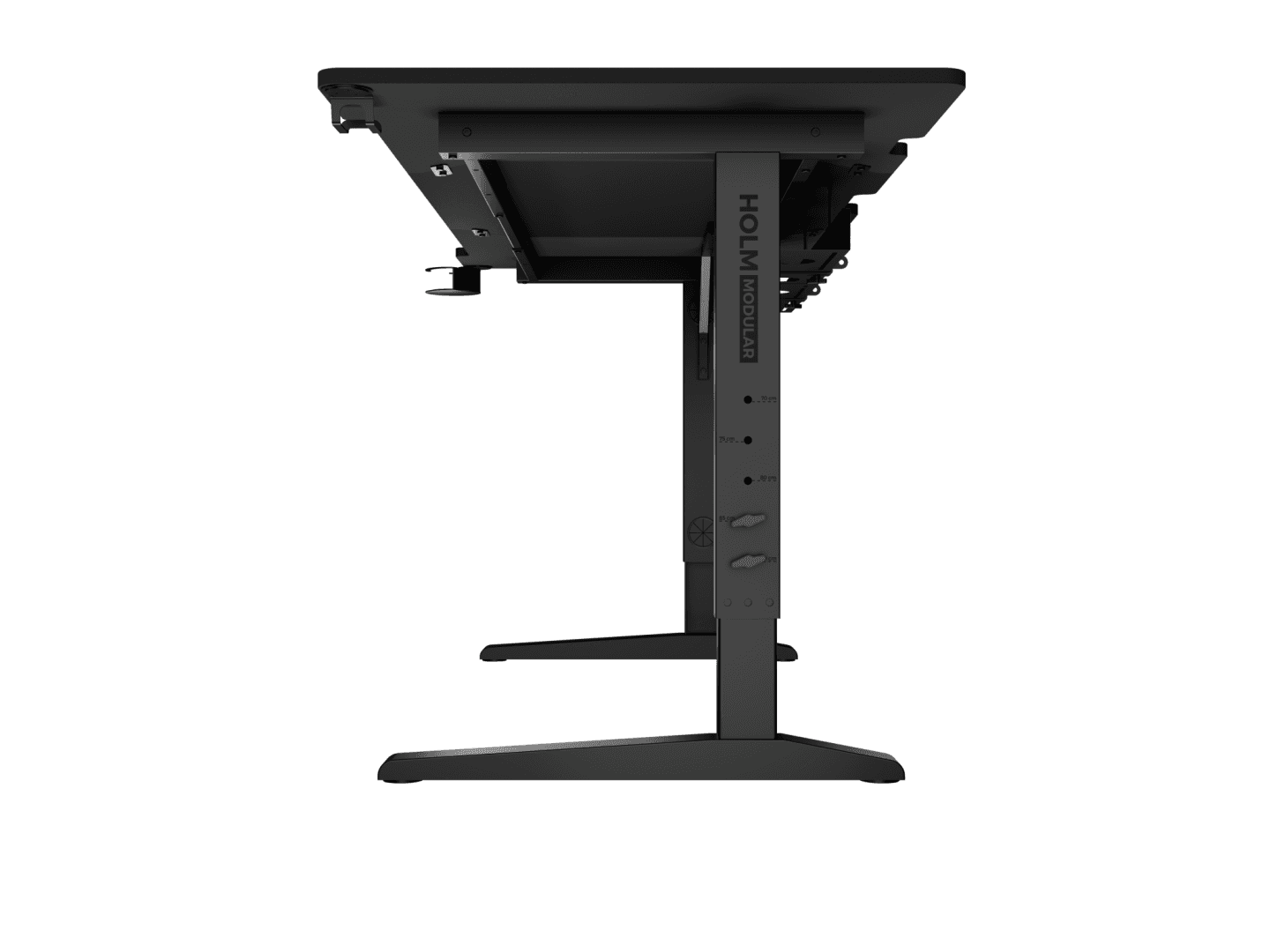 Birou gaming Genesis Holm Modular 160, material lemn/metal, reglabil pe