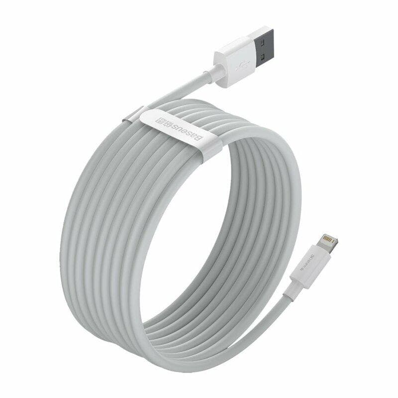 Cablu Baseus Superior Wisdom 1.5m, alb - 3
