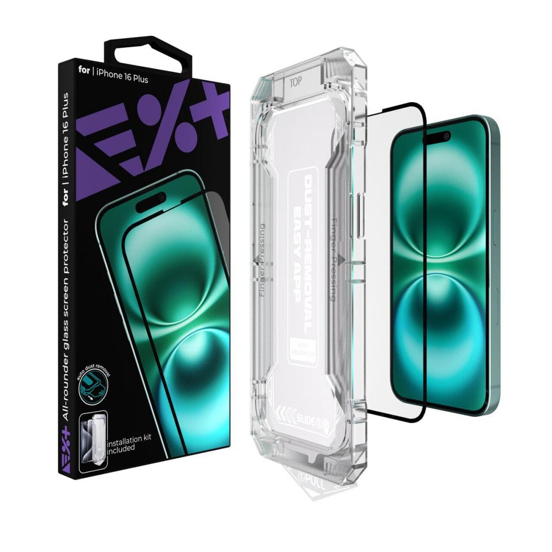 All-rounder Glass Screen Protector for iPhone 16 Plus - 3