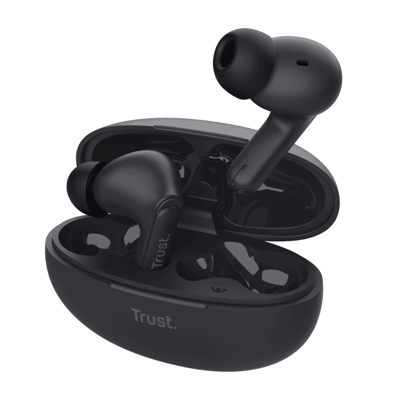 Casti In-ear TRUST Yavi, Wireless, Negru - 5