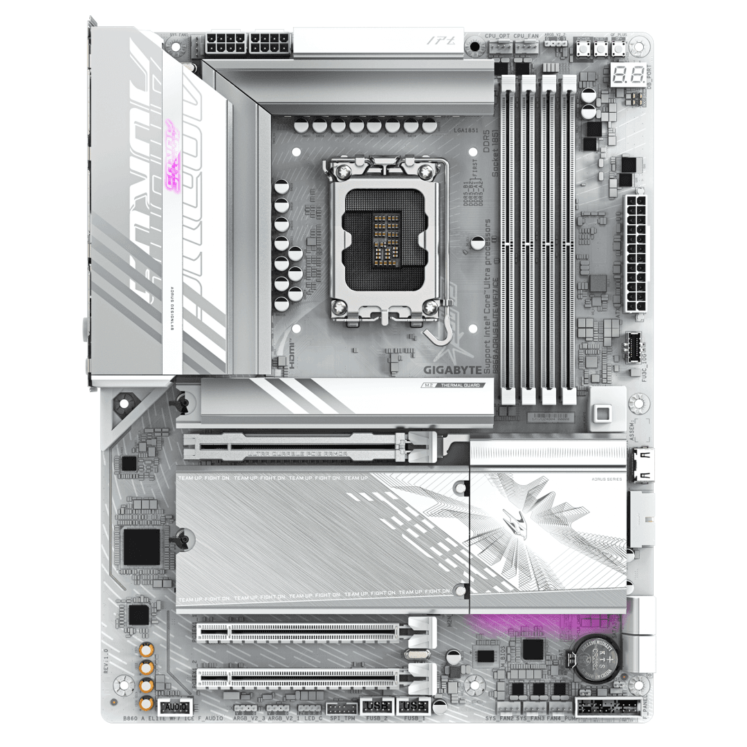 Placa de baza Gigabyte B860 AORUS ELITE WIFI7 ICE, Socket - 2