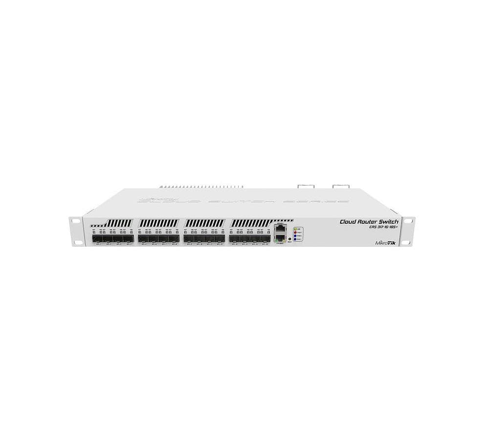 Mikrotik Cloud Router Switch, CRS317-1G-16S+RM; 1 x Gigabit LAN, 16