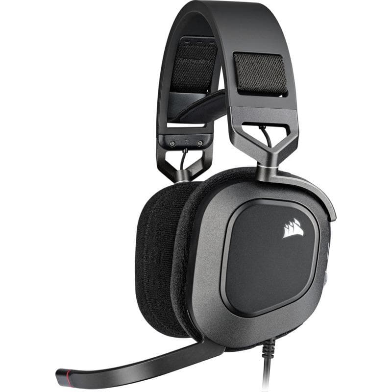 Casti Gaming Head-band CORSAIR HS80 RGB USB, Wired, Negru - 4