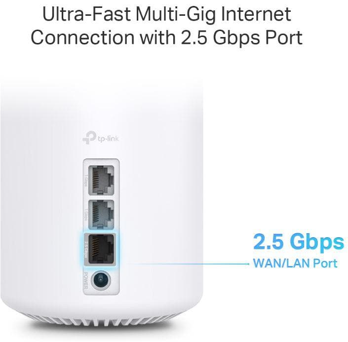 TP-Link AX6000 whole home mesh Wi-Fi 6 System, Deco X80(3-pack); - 4