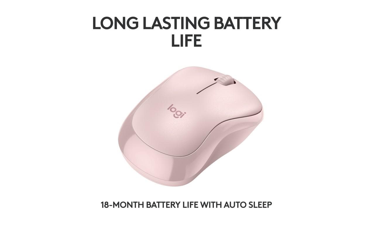 Mouse Logitech MK240 Silent Wireless, optic, interfata Bluetooth, rezolutie 1000 - 4