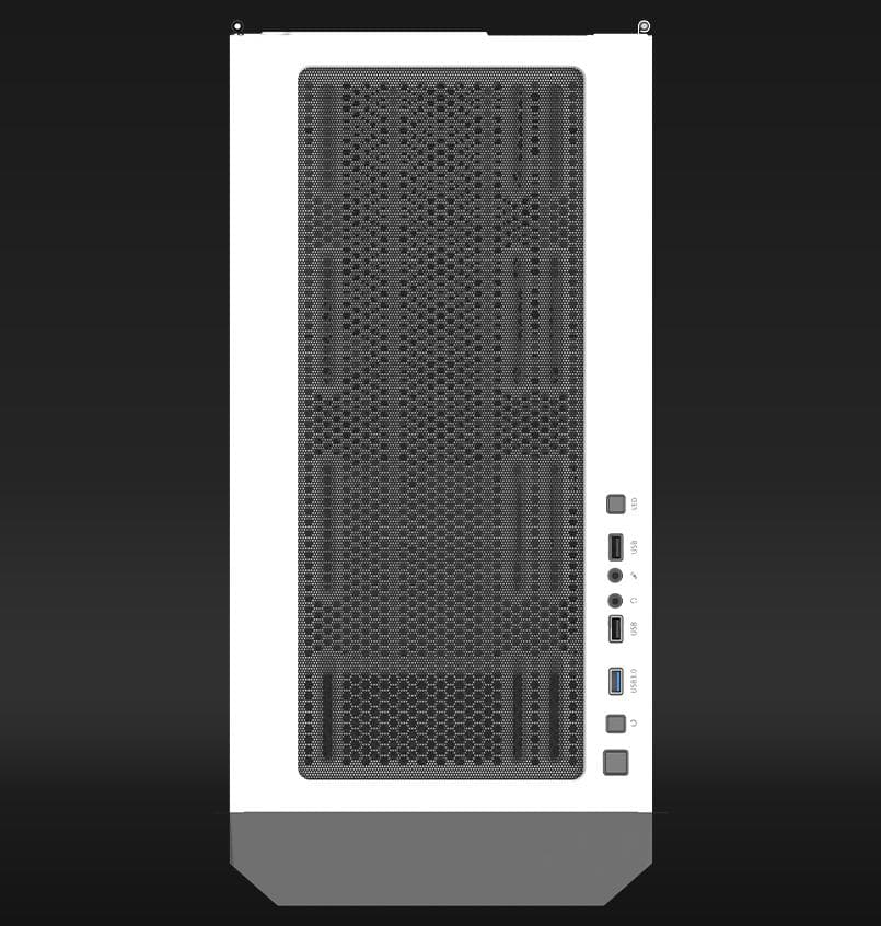 Carcasa AQIRYS Aquilla, RGB, Mid Tower, White - 2
