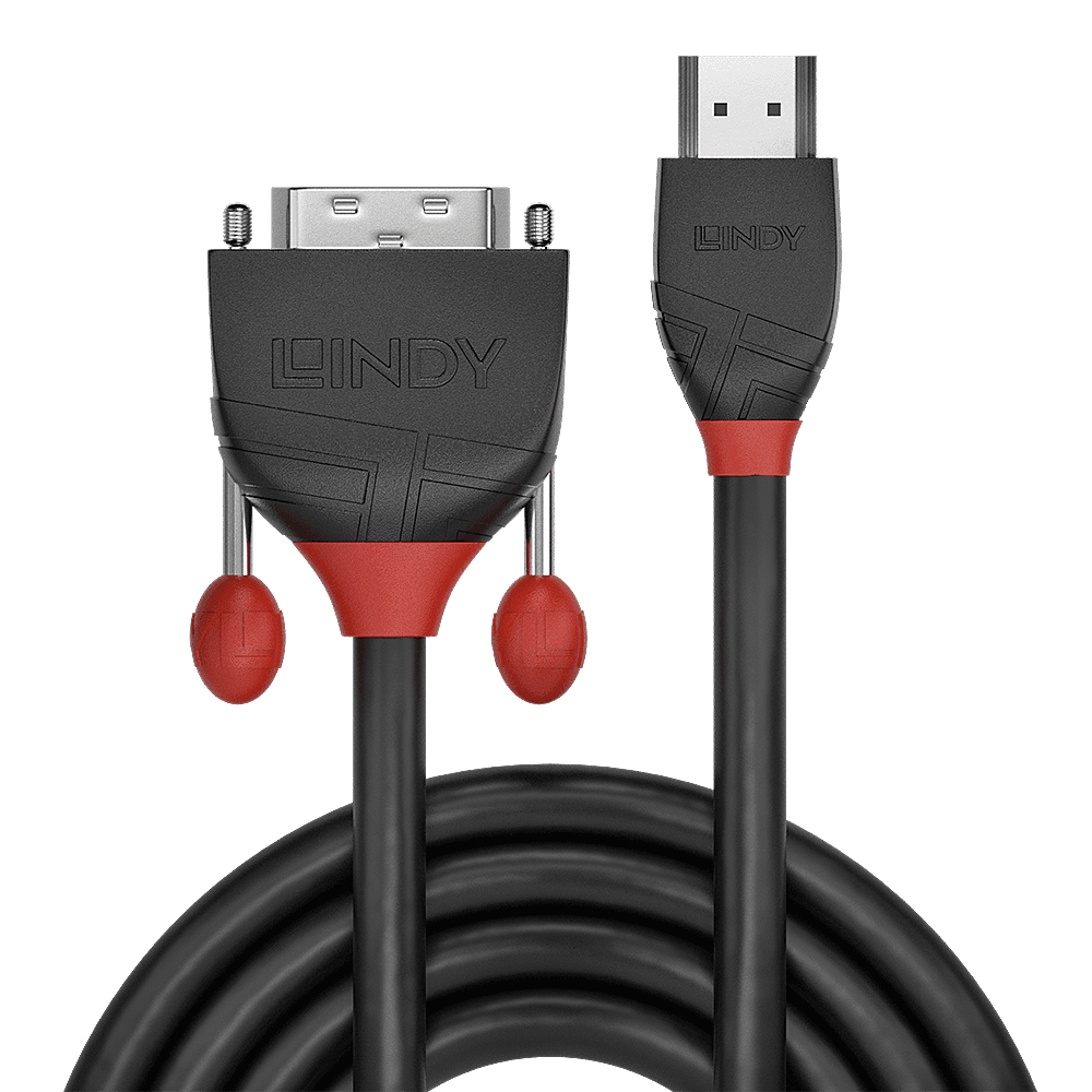 Cablu Lindy HDMI to DVI-D Cable, lungime 5m, rezolutie maxima
