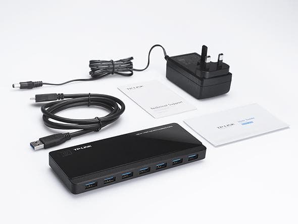 Hub USB TP-Link UH720, 7 porturi USB 3.0, negru - 4