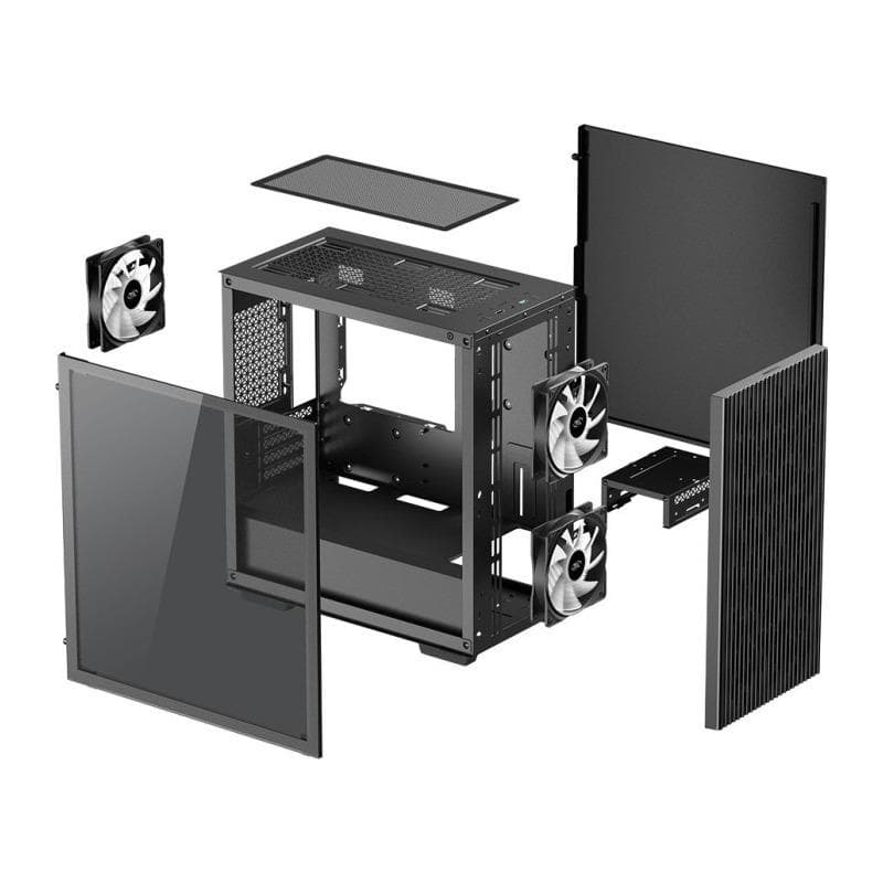 Carcasa DEEPCOOL MATREXX 40 3FS, Mini Tower, Black - 10