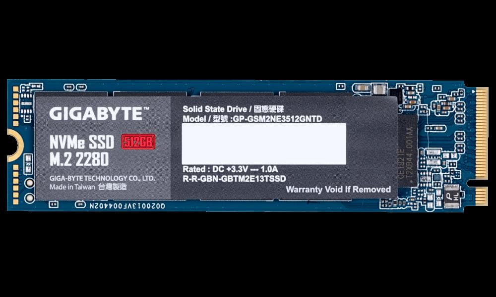 SSD intern GIGABYTE GP-GSM2NE3512GNTD, 512 GB, PCI Express 3.0 x4, - 2