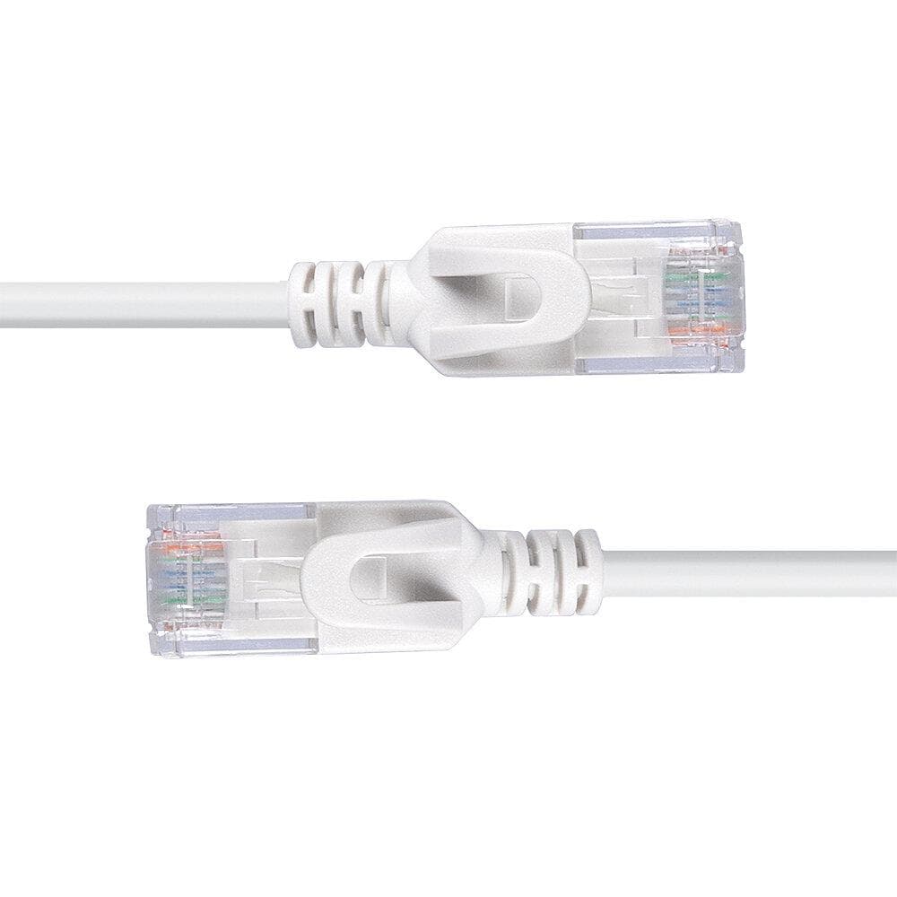 Cablu ultraslim internet Lindy, lungime 2m Cat.6A U/UTP LSZH, latime - 3
