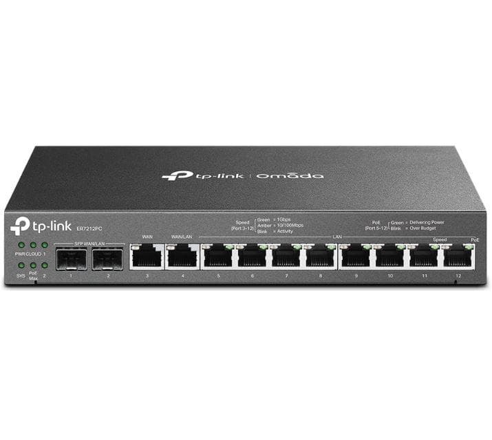 "Omada Gigabit VPN Router with PoE+ Ports and Controller Ability