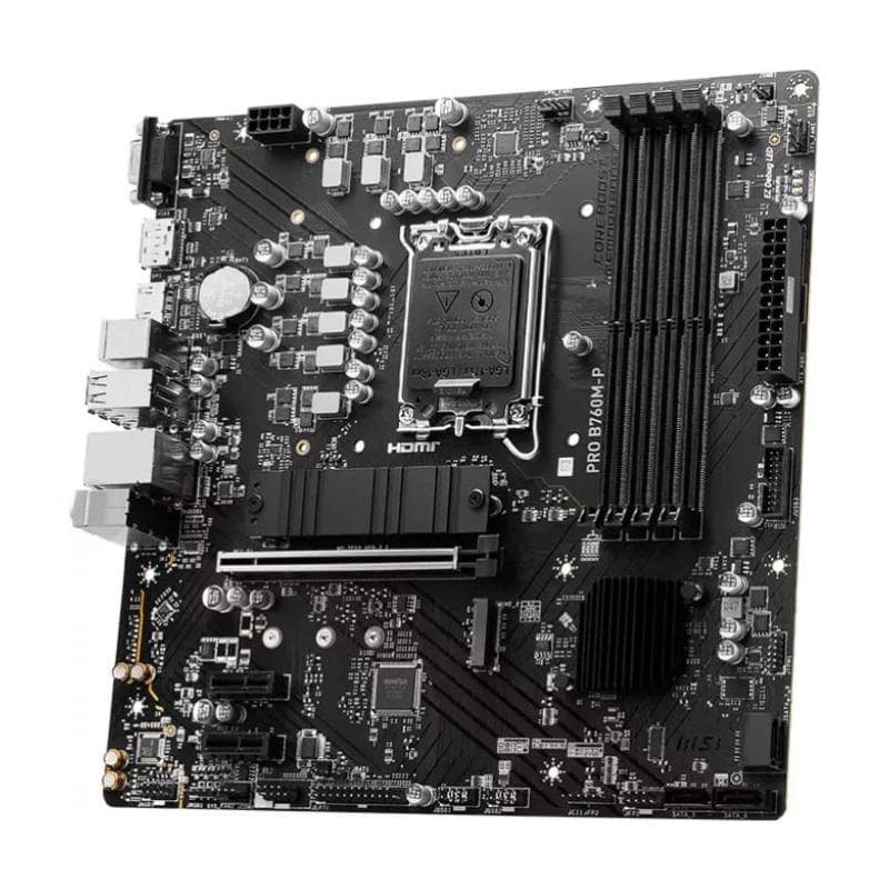 Placa de baza MSI PRO B760M-P, LGA 1700, DDR5, Micro-ATX - 2