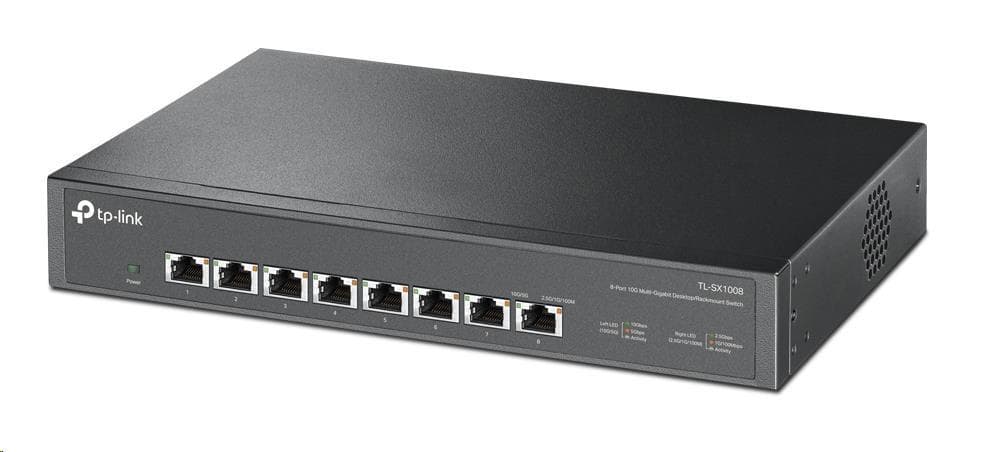"8-Port 10G Multi-Gigabit Switch PORT: 8× 10G RJ45 Ports SPEC: