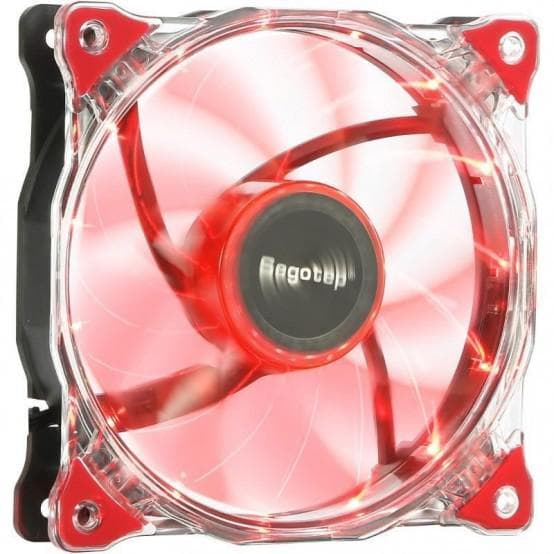 Ventilator Carcasa SEGOTEP POLAR WIND RED 120mm - 2