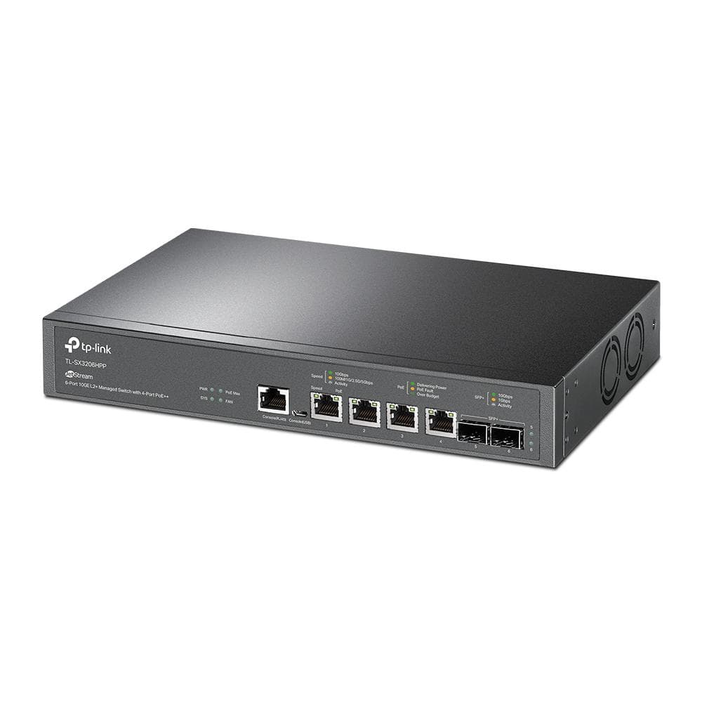 "JetStream™ 4-Port 10GBase-T and 2-Port 10GE SFP+ L2+ Managed Switch - 3