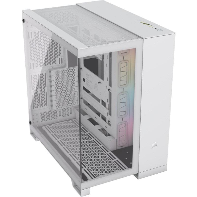 Carcasa CORSAIR iCUE LINK 6500X, RGB, Mid Tower, White - 2
