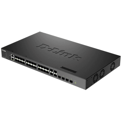 Switch DLink DXS-3410-32SY, 28x 10G SFP+, 4x 10/25G SFP28, 100/1000/2500/5000/10000
