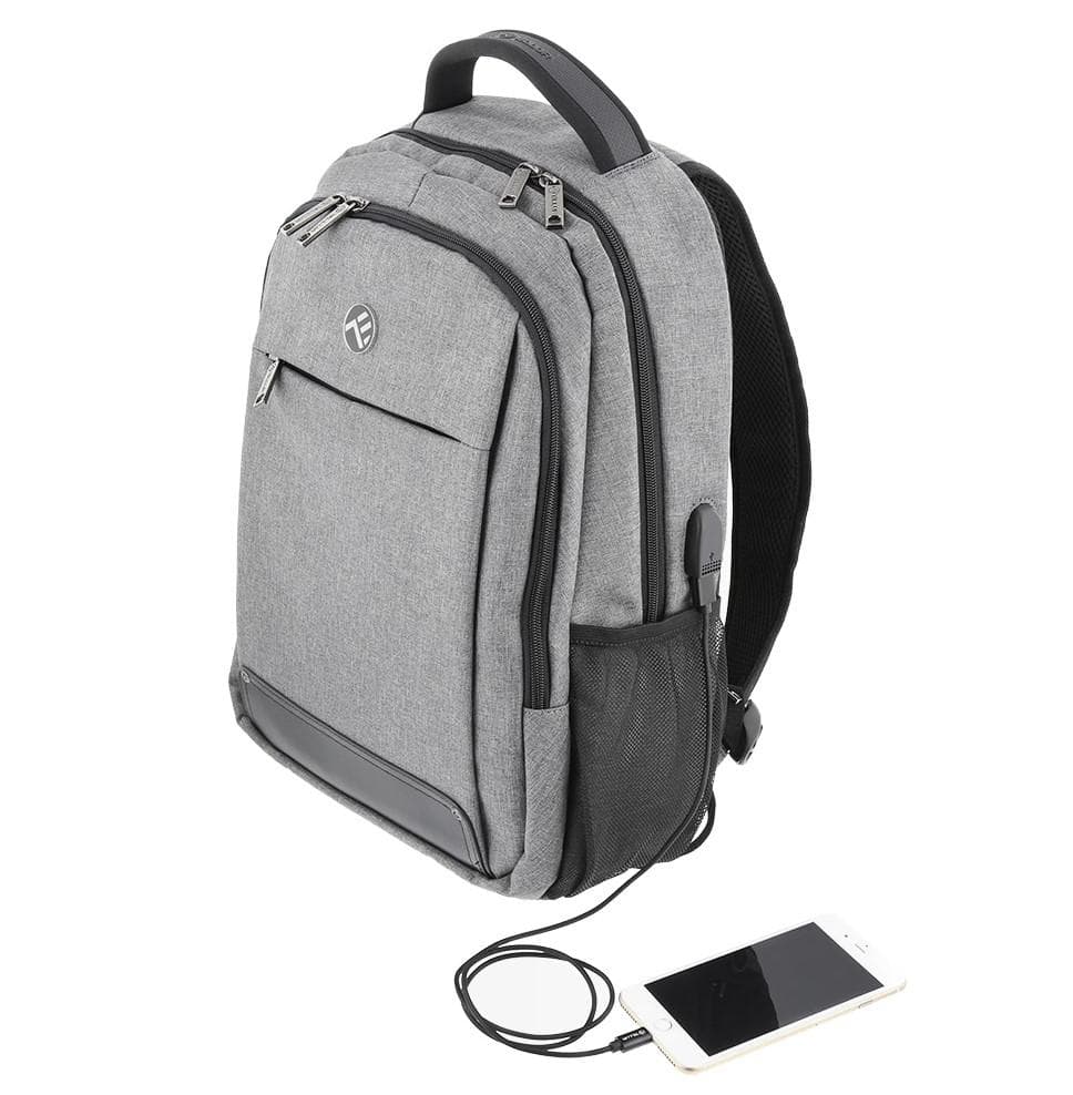 Rucsac laptop Tellur USB 15.6" Gri - 2