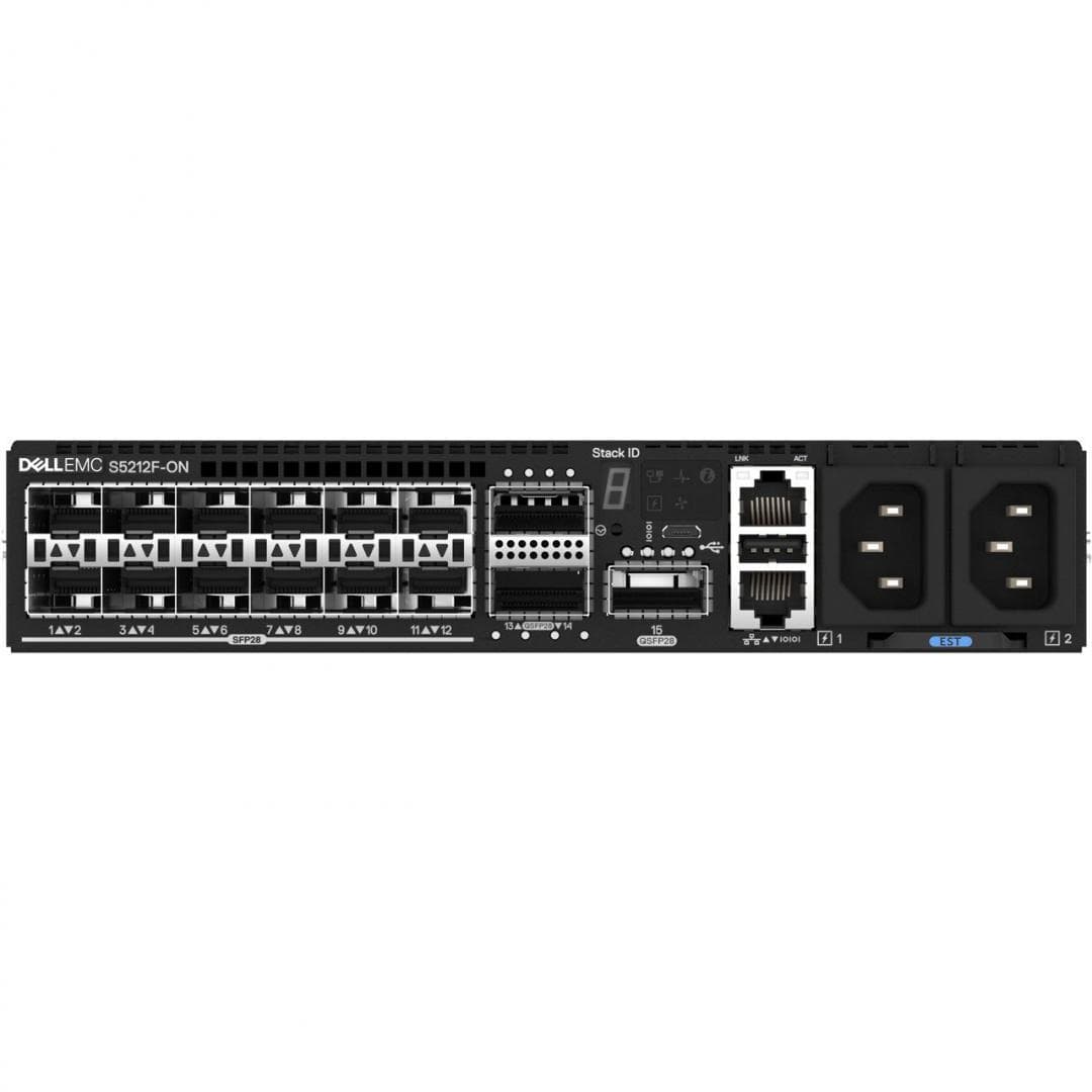 Dell EMC S5212F-ON Switch, 12x 25GbE SFP28, 3x 100GbE QSFP28