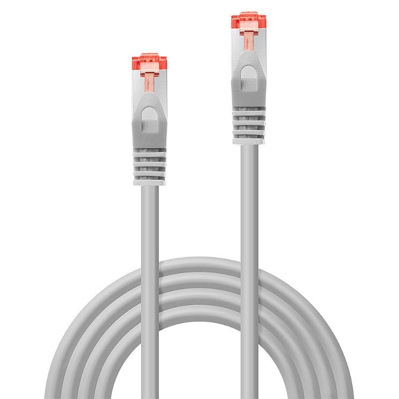 Cablu retea Lindy LY-47702, 1m Cat.6 S/FTP Network, Grey - 2