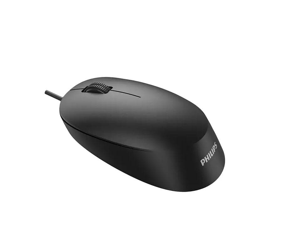 Mouse Philips SPK7207, cu fir, optic, 1200 DPI, negru - 2