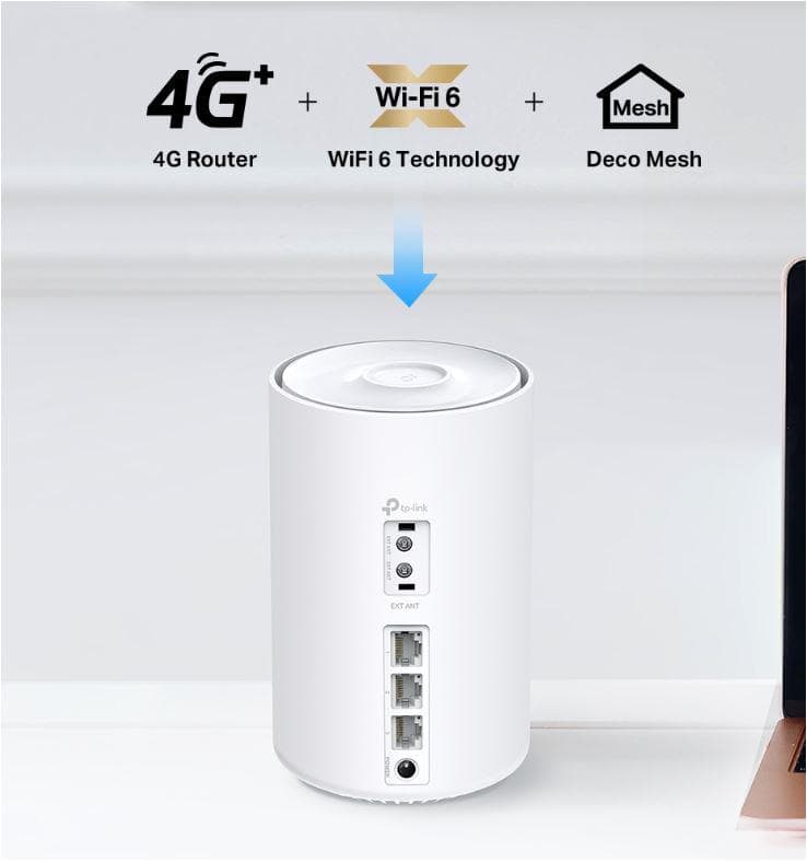 TP-Link DECO X50-4G (1-pack), Gateway 4G&Unitate mesh WI-FI6, AX3000, Standarde - 3