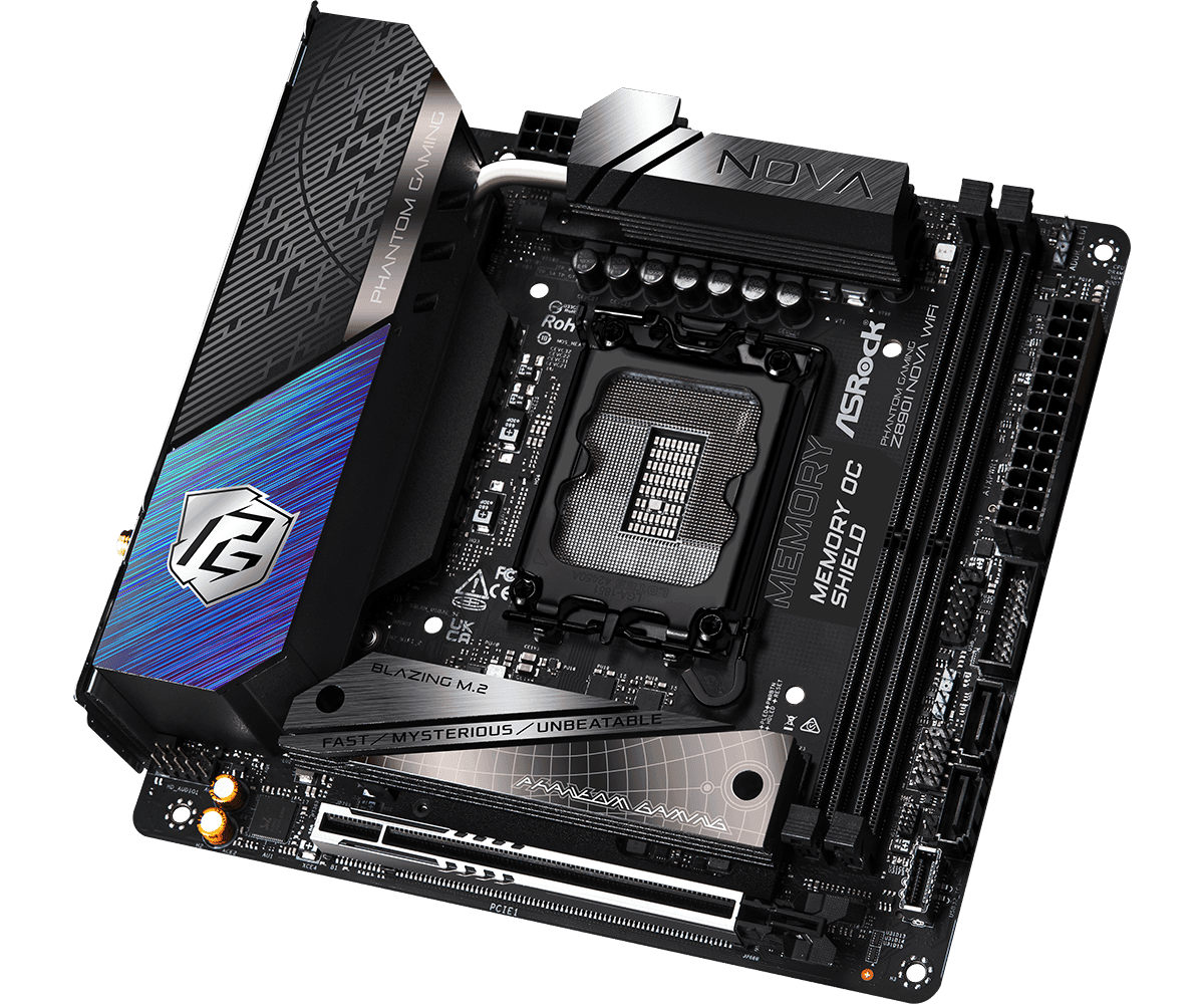Placa de baza ASRock Phantom Gaming Z890I Nova WiFi, Socket - 6