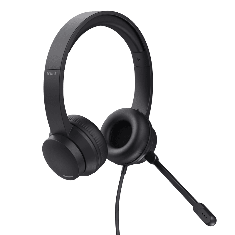Casti Head-band Trust Ayda, Wired, Negru - 4