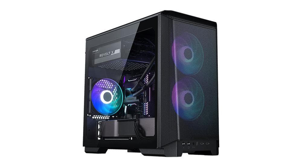 Carcasa PHANTEKS P200A, RGB, Mini Tower, Black