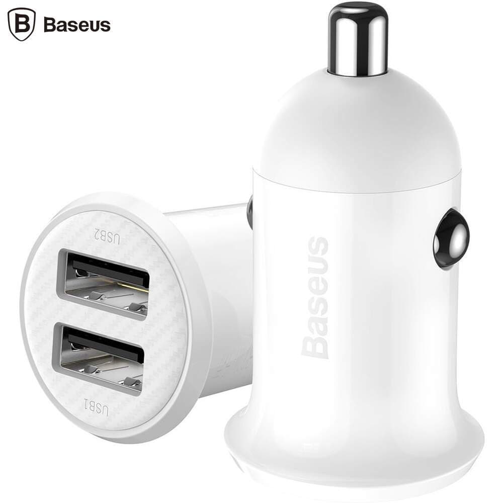 Incarcator auto Baseus Grain Pro, 2 x USB Output 5V/4.8A - 3