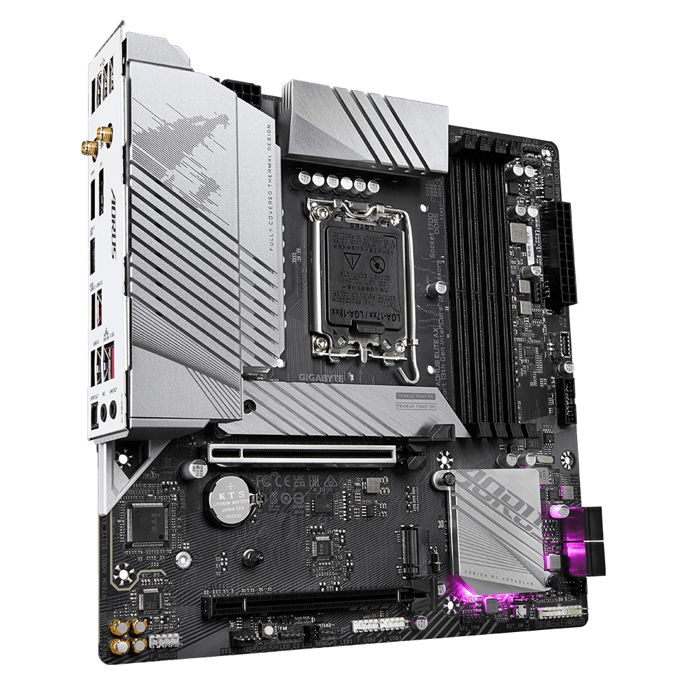 Placa de baza Gigabyte B760M AORUS ELITE AX, Socket 1700, - 3