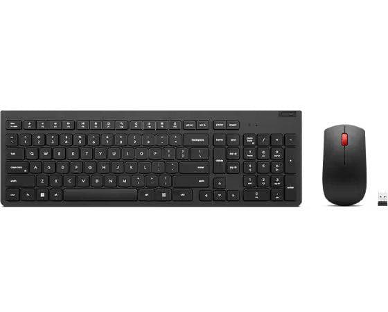 Lenovo Essential Wireless Combo Keyboard & Mouse Gen2 Black; Battery