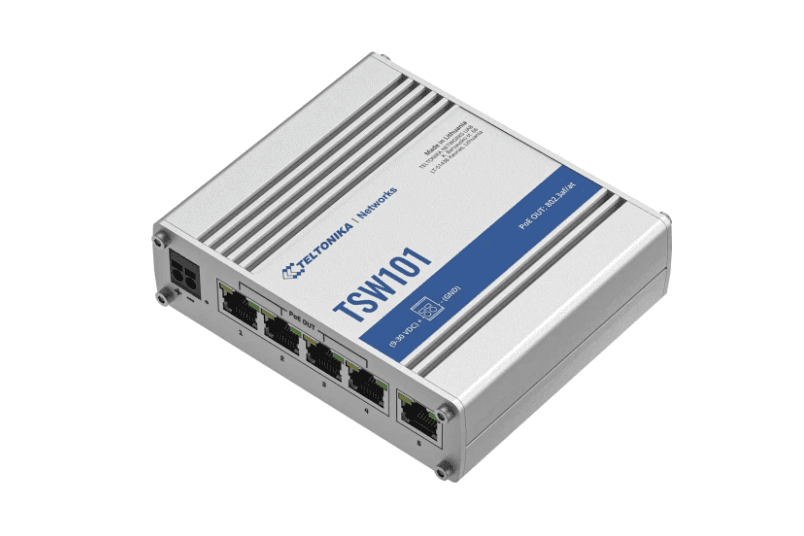 TELTONIKA AUTOMOTIVE 5PORT POE+ SWITCH TSW101, interfata: 5 x ETH - 3