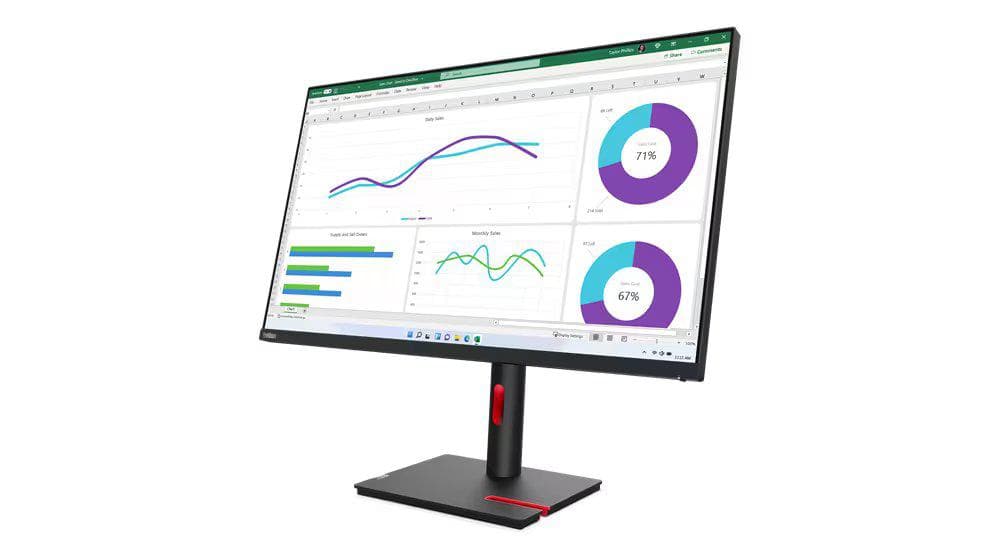 Monitor Commercial Lenovo ThinkVision T32h-30, 31.5", 2560 x 1440 pixeli, - 3