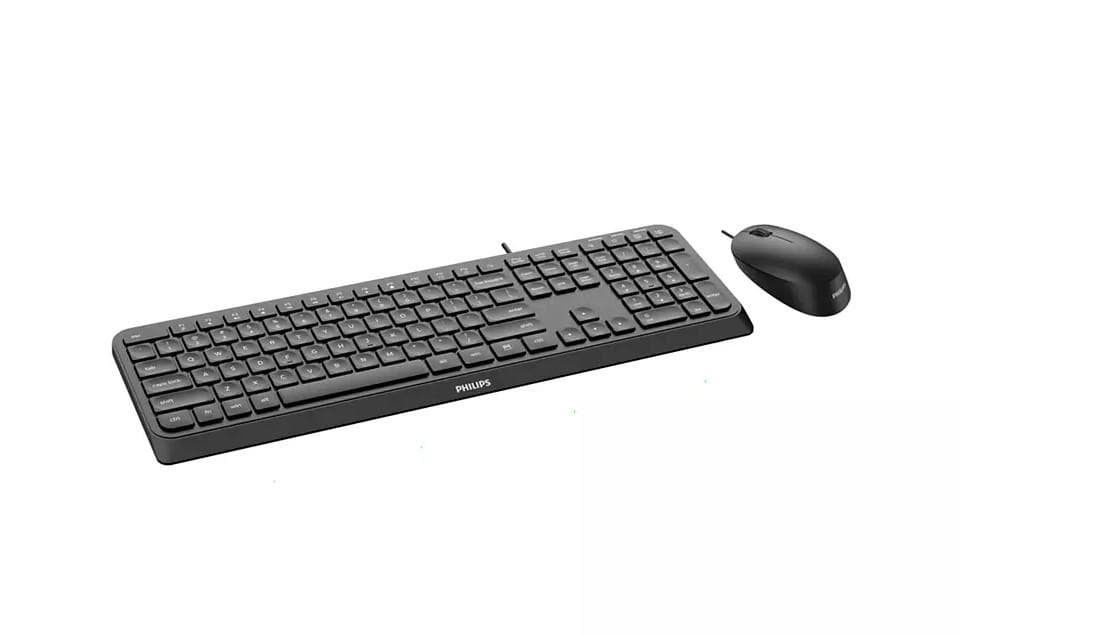 Kit Philips SPT6207, cu fir, USB 2.0, 104 taste, membrana, - 2