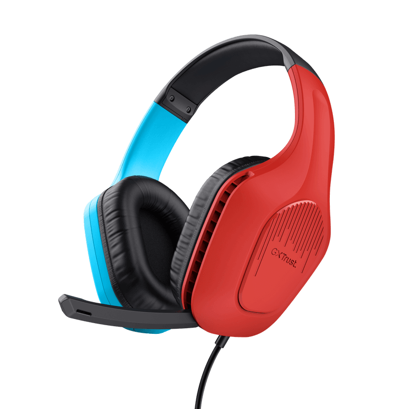 Casti Gaming Head-band Trust GXT 416S Zirox, Wired, Multicolor