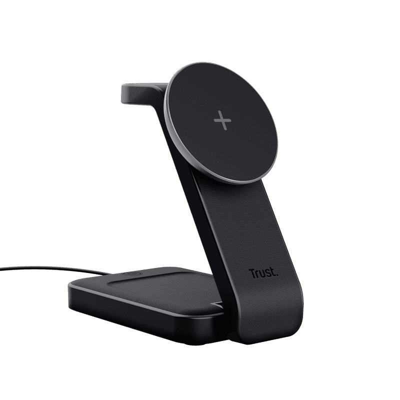 Stand de incarcare 3-in-1 Trust Viro, putere intrare 20W, interfata