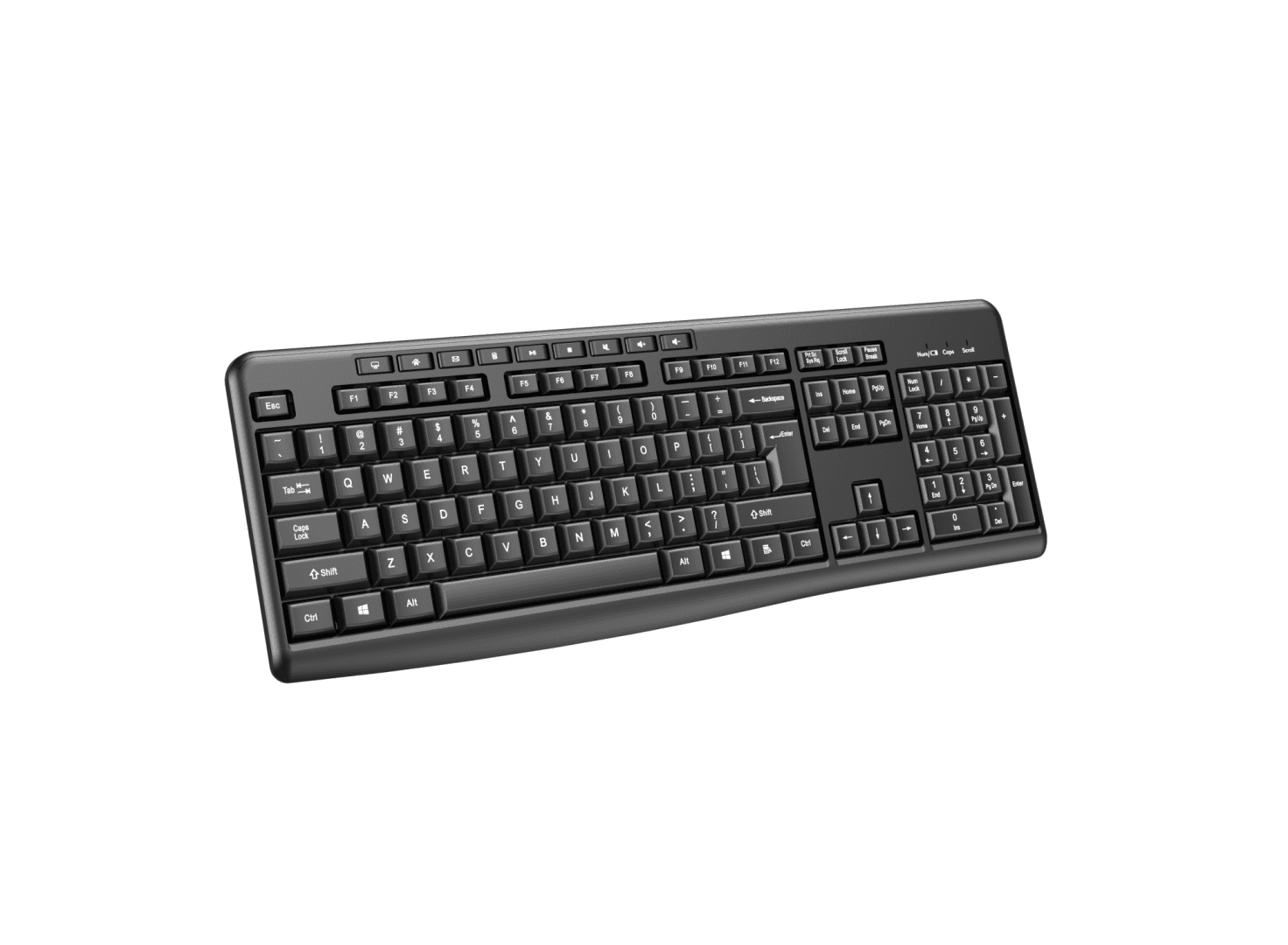 Tastatură wireless 2.4G SRXK-SKB706W, Tastatură: cu rând independent de taste - 2