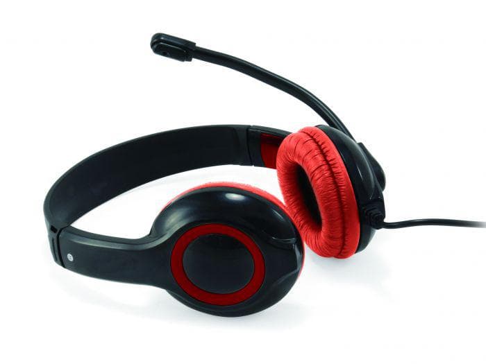 Casti Head-band CONCEPTRONIC CCHATSTARU2R, Wired, Rosu - 2