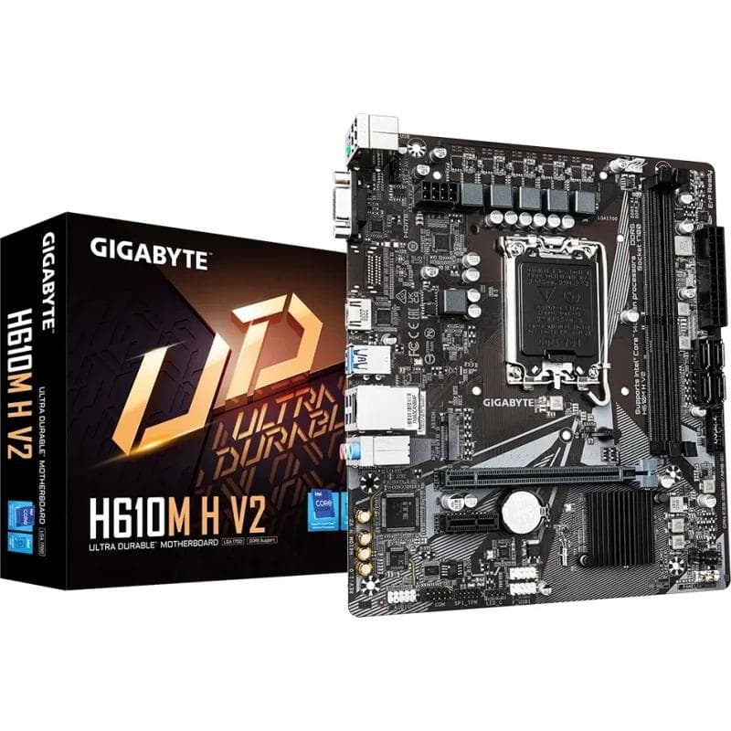 Placa de baza Gigabyte H610M H V2, Socket 1700, DDR5,