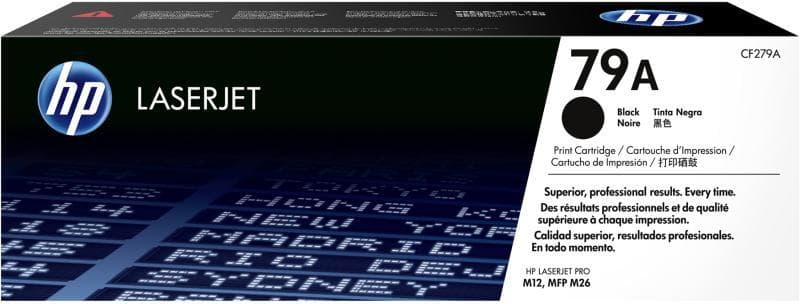 Toner HP CF279A, black, 1k, HP LaserJet Pro M12A, LaserJet