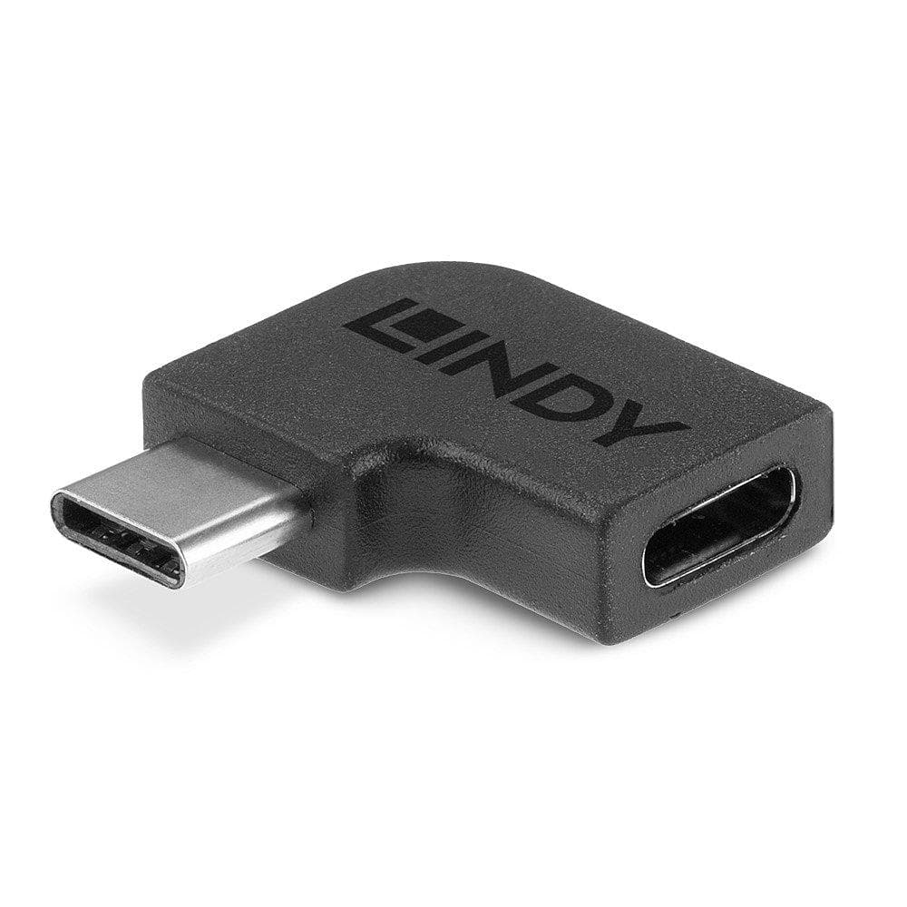 Adaptor Lindy USB-C 3.2 la USB C 90°, material PVC,