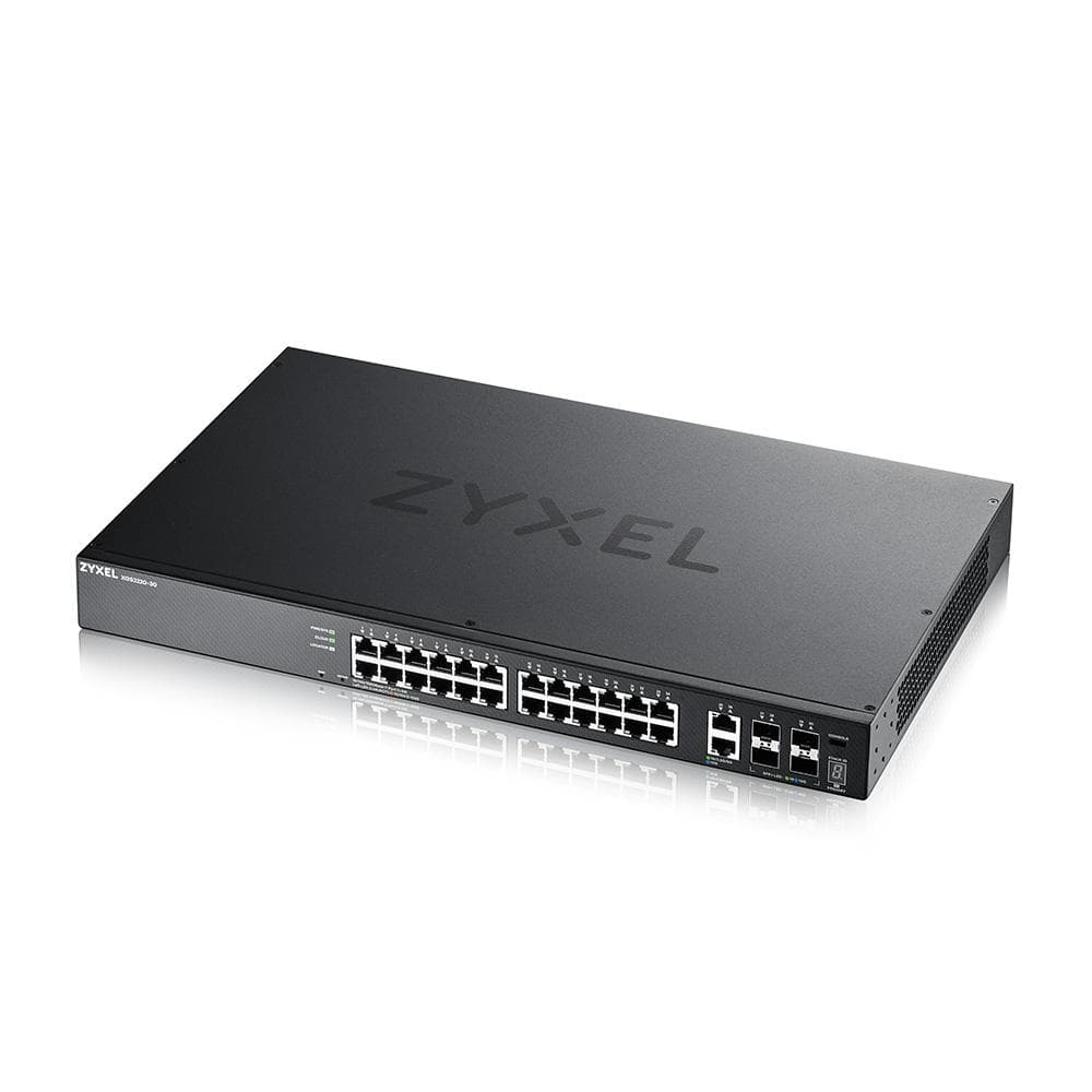 XGS2220-30, L3 Access Switch, 24x1G RJ45 2x10mG RJ45, 4x10G SFP+ - 2